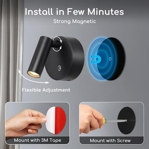 Wireless Spot Lights Indoor with Remote Up Lights Indoor Picture Light Battery Operated Spotlights with Timer Dimmable Accent Uplighting Indoors Stick on Wall Light for Plant Artwork, 1 Pack